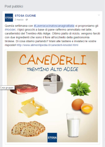 Campagna Facebook Stosa Cucine